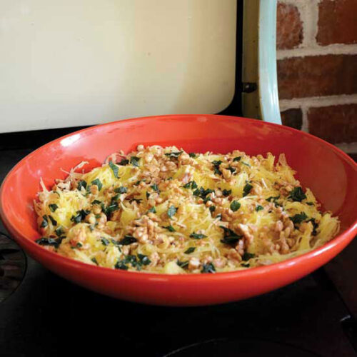 Spaghetti Squash with Walnuts Recipe